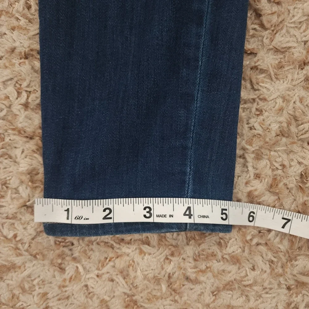 Paige Womens 26 Kylie‎ Crop Low-Rise Skinny Leg Blue Denim Jeans